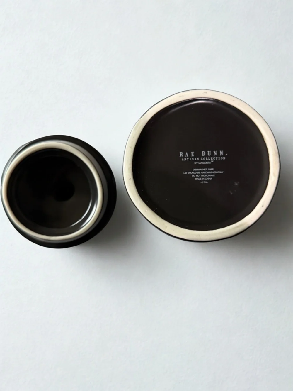 Rae Dunn Black 'Vampire Repellent' Canister